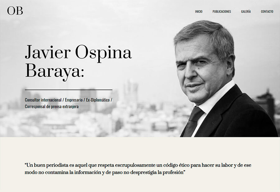 Blog personal Javier Ospina Baraya